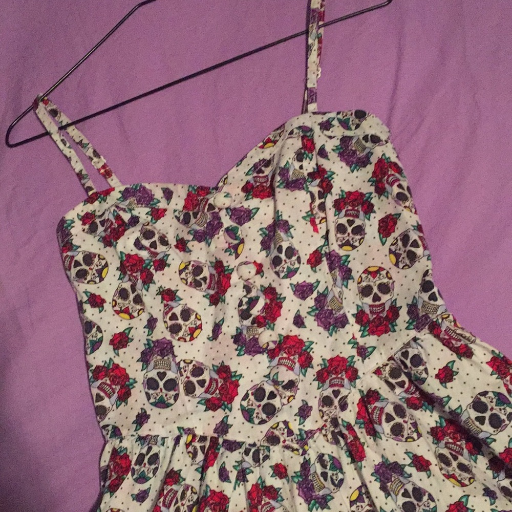 sugar skull minidress